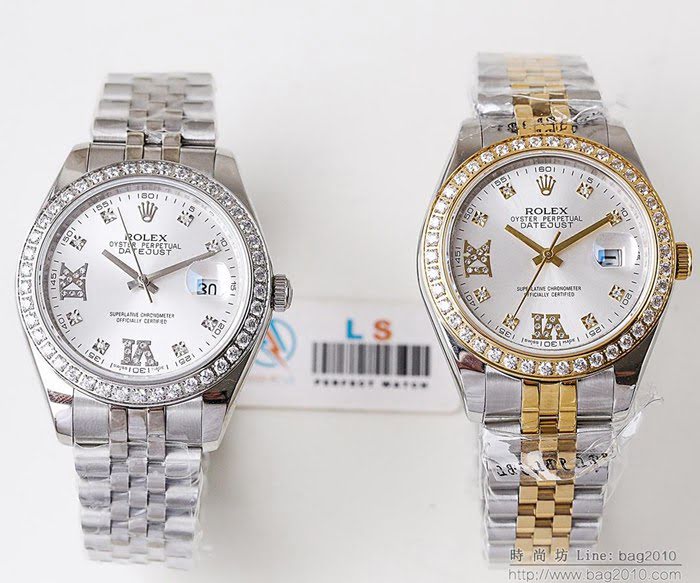 ROLEX勞力士 日誌月相型 904蠔式鋼 18k微納米電鍍金 五珠帶 三度防水性能 全自動進口機械男表  wssb5064